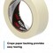 3M Masking Tape, 1 1/2x60 yd., Tan, PK24, 1 1/2" W x 60 yds L, Tan, Rubber Adhesive, 24 PK T936101 - alternate 4